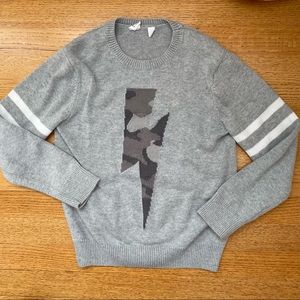 Gap Camo Lightening Bolt Sweater M